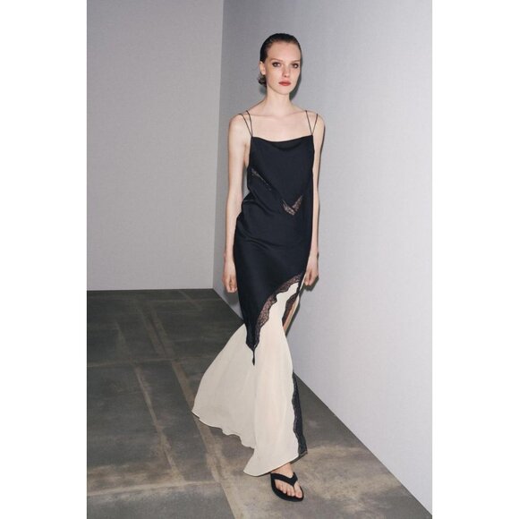 ZARA COMBINED LACE DRESS - Picture 3 of 9